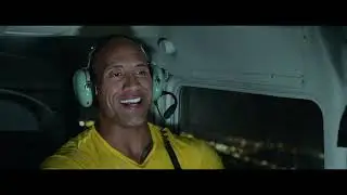 Central Intelligence - Bob Scares Jet in the Plane - The Rock, Kevin Hart - Clip #18