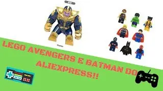 LEGO AVENGERS E BATMAN DO ALIEXPRESS