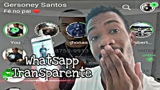 Veja!!!Como Baixar Instalar  (Seu whatsapp Transparente)🔥😳