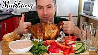 МУКБАНГ КУРИЦА ГРИЛЬ | УЖИН С ЖЕНОЙ | ШОПИНГ, ПОКУПКИ |  GRILLED CHICKEN | not ASMR |eating show| 먹방