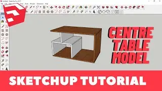 CENTRE TABLE MODEL IN SKETCHUP