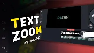 ZOOM Through TEXT Kinemaster || Kinemaster Tutorial || Kinemaster Editing Tricks New
