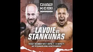 Robbie Lavoie talks about his upcoming Karate Combat 43 fight. #karatecombat #sportmartialarts
