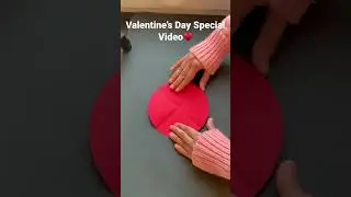 Heart shape pop-up card,DIY ♥️