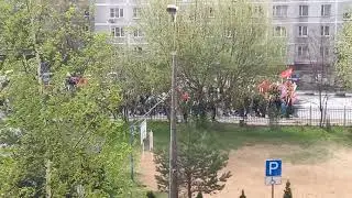 Бессмертный полк. Раменское.  9 мая 2022.