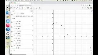 Geogebra Quadratic Fit