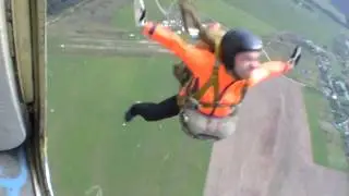 Парашют Д1-5У. Прикольные выходы новичков. Верёвка и расчековка.