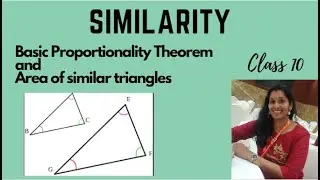 127 : Basic Proportionality Theorem | Similarity | Class 10 | By, Ms. Anila