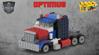 Optimus Prime Truck Peterbilt 379 Transformers Lego Classic 10696