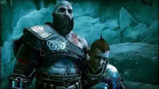 Kratos and Atreus have an emotional conversation in Helheim | God of War Ragnarok