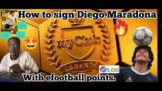 How To Sign Diego Maradona for Free In Pes2021mobile || by efootball points