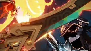 Genshin Impact - Capitano VS Pyro Archon Mavuika Cutscene Animation