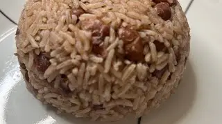 Traditional Jamaican Rice and Peas | Freshly Squeezed Coconut Milk