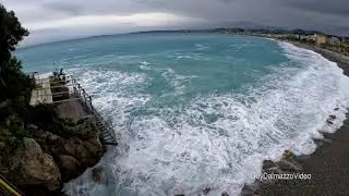 Tempête Domingos à NICE.