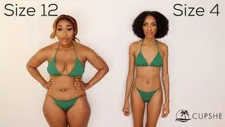 The REALEST Swimsuit Try On Haul (size 4 vs 12) CUPSHE