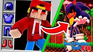 Minecraft Adventure - HOW TO BECOME SONIC .EXE!!