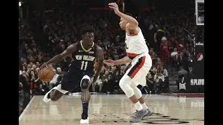 Jrue Holiday at Blazers (2018 Game 1) - 21 Pts, 7 Rebs, 2 Blks, 10-20 FGM, CLUTCH, LOCKDOWN!