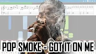 POP SMOKE - GOT IT ON ME [Piano Tutorial | Sheets | MIDI] Synthesia