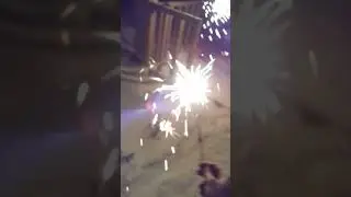 Бенгальские огни до нового года