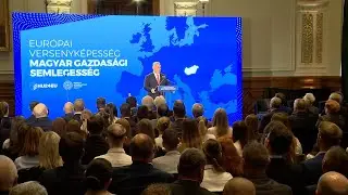 Orbán Viktor miniszterelnök beszéde élőben a Versenyképességi Konferenciáról.