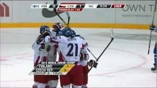 Finland - Czech Republic 1-3 - 2013 IIHF Ice Hockey U20 World Championship