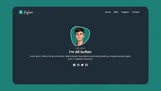Simple Portfolio website using HTML and CSS.