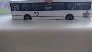 ЛиАЗ 5293.53 (белый) из бумаги