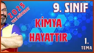 9  Sınıf 1. Tema - 1.  Bölüm - Kimya Hayattır - 2025 -