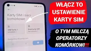 Włącz to ustawienie karty SIM/ Szybszy internet i lepsza jakość rozmów w telefonie!