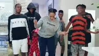 Zari the boss lady dance challenge with her kids