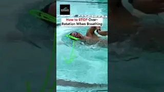 Most 🏊‍♂️overrotate through their shoulders and through their hips when they turn to take a breath