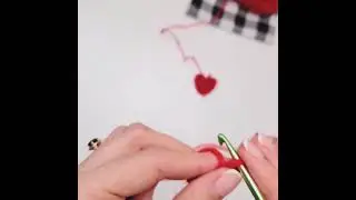 Сердечко крючком просто