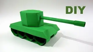 How to make a TANK out of paper step by step instructions. Hack tank out of paper