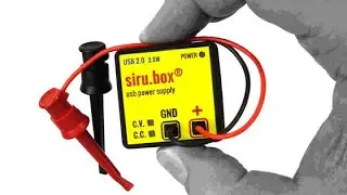 siru.box®: The V/I controllable power supply for your pocket