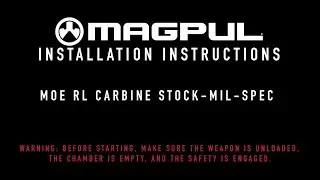 Magpul Instructions - MOE RL Carbine Stock