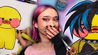 PAPER DUCK GAAT EMO | Viral TikTok Trend... maar dan emo lol
