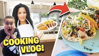 Our FIRST Time Cooking In The Mega Mansion Kitchen! 🌮😋 | MindofRez