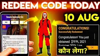 🤩Redeem code criminal bundle in free fire  | 10 August 2021 | garena free fire | fa gamer