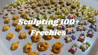 Sculpting Freebies Again For My Customers! (Sculpt With Me)