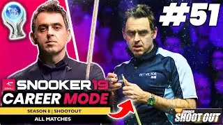 INCREDIBLE SHOOTOUT! | Snooker 19 PS5 Ronnie O’Sullivan Career Mode S8 #51