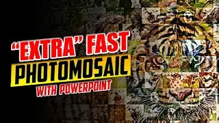 Fast Photo Mosaic Trick in PowerPoint