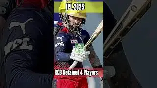IPL 2025- RCB Retained Players 2025 | Royal Challengers Bangalore | #shorts #rcb