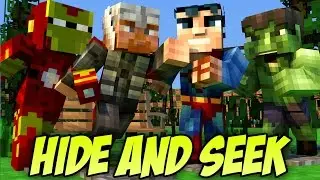 Minecraft Mods - MORPH HIDE AND SEEK - SUPER HEROES MOD