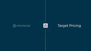 ProPricer Features: Target Pricing