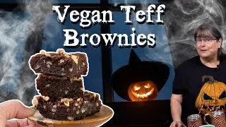 Gluten Free Vegan Brownies made with Teff Flour