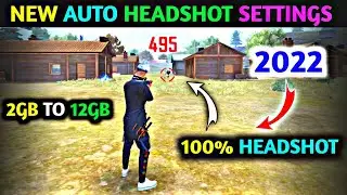 New Headshot Setting Free Fire 2022 🔥|  Free Fire Auto Headshot Settings 😈| New Headshot setting FF