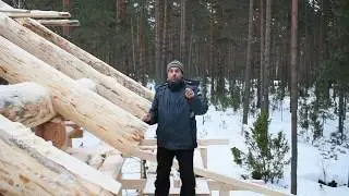 Крыша на пост энд бим с видовыми балками. ч.2