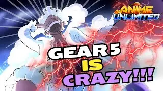 [GEAR 5 is so BROKEN] Popping off as LUFFY in ANIME UNLMITED