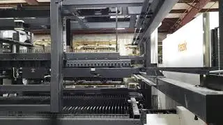 Laser automation #cnc #cncprogramming #cnclaser #pressbrake #fabrication #madeinusa #mazak