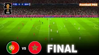 PORTUGAL Vs MOROCCO - FINAL FIFA World Cup 2026 - Full Match All Goals | eFootball PES Gameplay